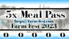 5x meal pass image from 2023. We will have new ones this year.