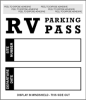 RV Pass figuratively, as there is not an actual RV pass. Parking will escort you.